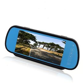 Il vetro blu 7" monitor dello specchietto retrovisore dell'automobile dell'esposizione sostiene l'input del video di 2 modi