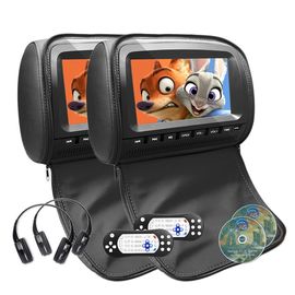 CC 6V - alimentazione elettrica del monitor di DVD del poggiacapo dell'automobile della copertura del cuoio 1080P 18V